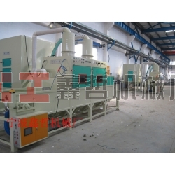 鑫哲-自動噴砂機，自動輸送式噴砂機，通過式噴砂機，通過式生產(chǎn)線